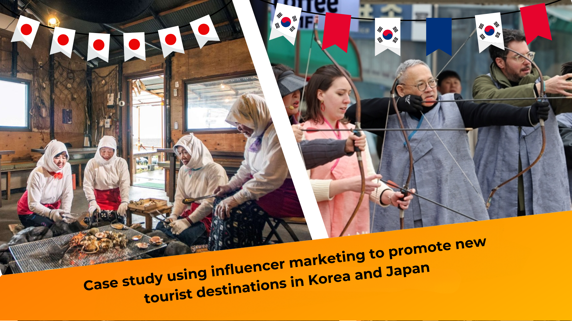 Case study using influencer marketing to promote new tourist destinations in Korea and Japan