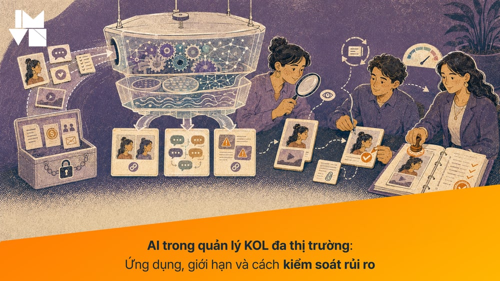 AI trong quản lý KOL đa thị trường: Ứng dụng, giới hạn và cách kiểm soát rủi ro