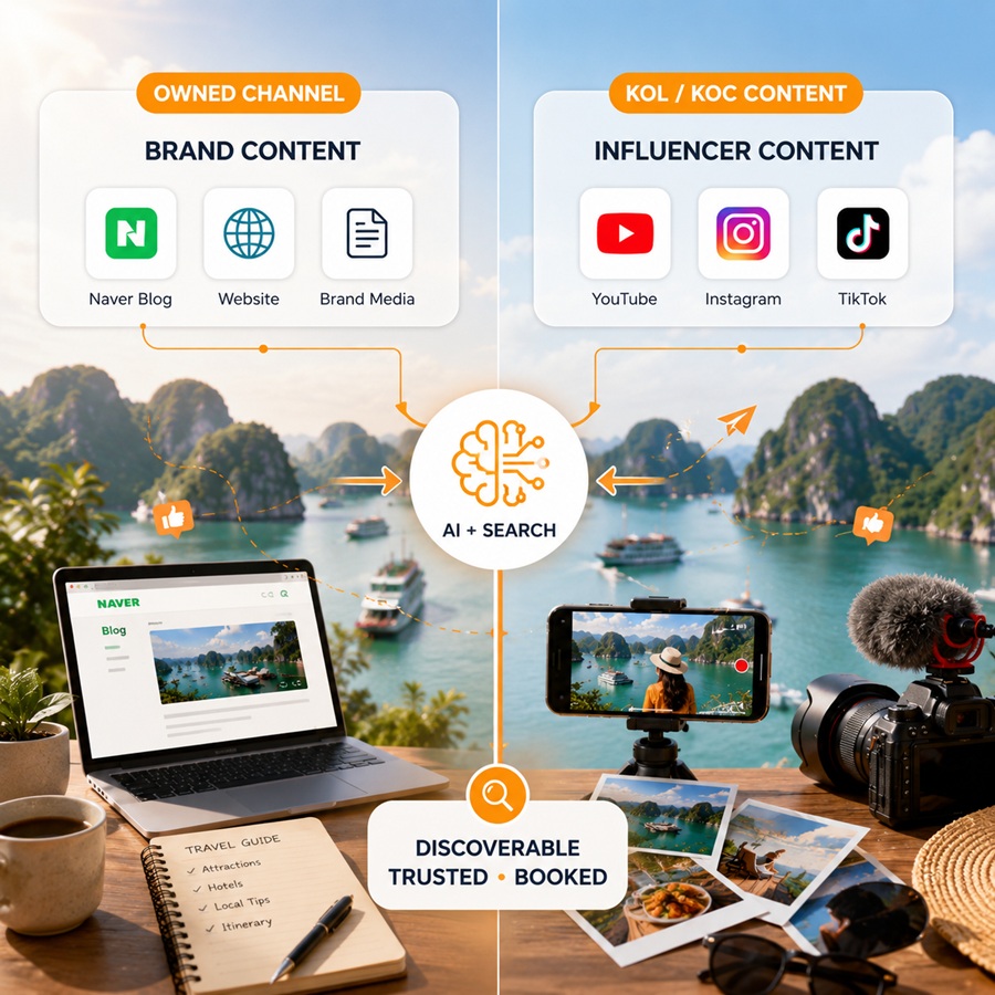 Travel comparison criteria used by Korean independent travelers