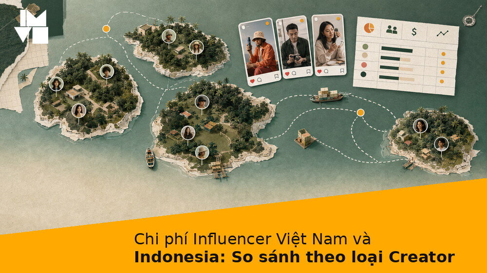 Chi phí Influencer Việt Nam và Indonesia: So sánh theo loại Creator