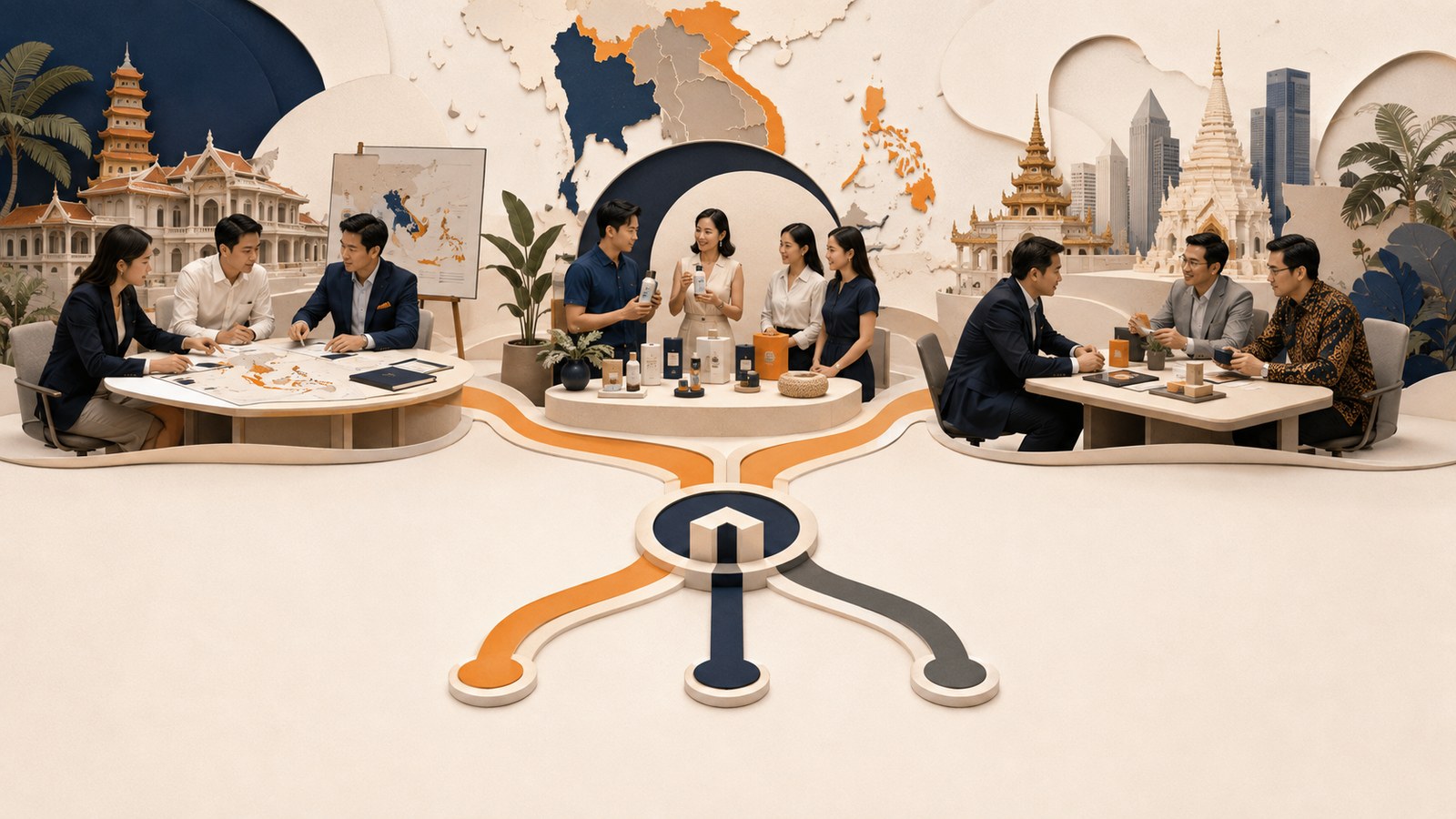 ทีมธุรกิจเดินผ่านช่วง discovery activation และ buyer follow-up