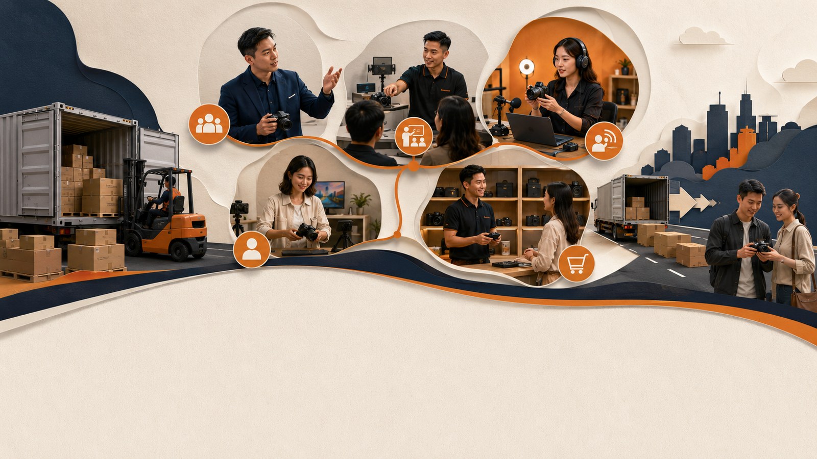 expert, distributor trainer, streamer, creator และ dealer ช่วยให้สินค้าขายออก