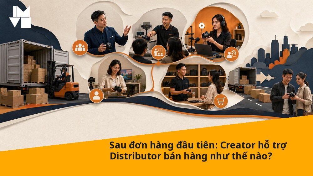 Sau đơn hàng đầu tiên: Creator hỗ trợ Distributor bán hàng như thế nào?