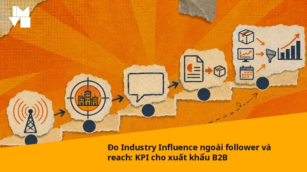 Đo Industry Influence ngoài follower và reach: KPI cho xuất khẩu B2B