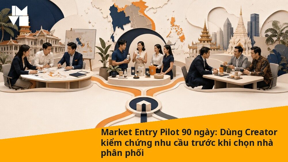 Market Entry Pilot 90 ngày: Dùng Creator kiểm chứng nhu cầu trước khi chọn nhà phân phối