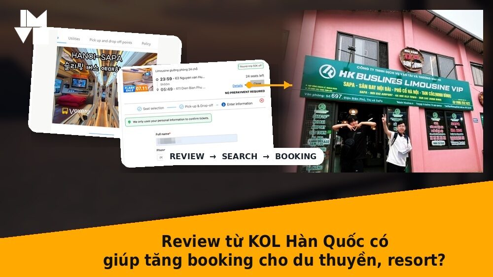 Review từ KOL Hàn Quốc có giúp tăng booking cho du thuyền, resort?
